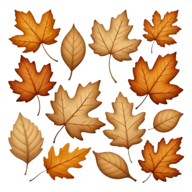 Beige Cozy pages autumn sticker