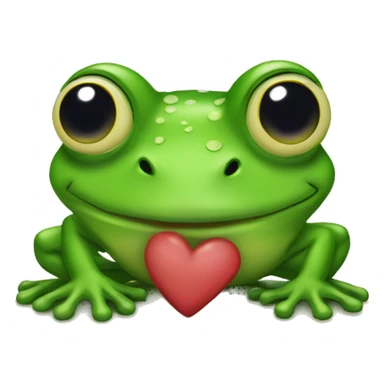 Princress kissing frog  sticker