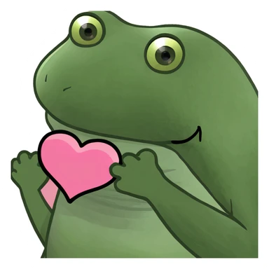 Pink Heart Shaped Wave sticker