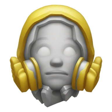 halo (no person just a yellow halo) sticker