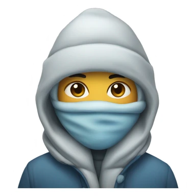 freezing shiver  sticker