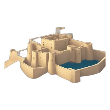 Nizwa Fort, Oman sticker