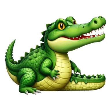 Cocodrilo con zapatos sticker