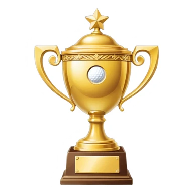 golf club championship trophy sticker