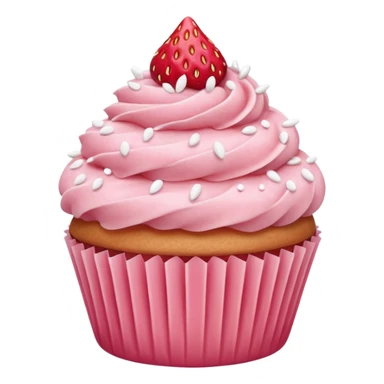 strawberry cupcake sticker
