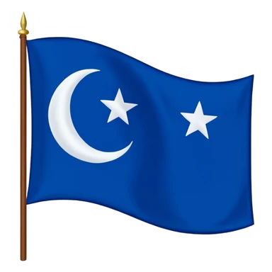 Gokturk flag emoji copy sticker