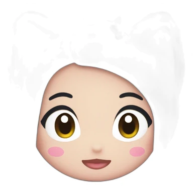 sanrio kuromi head sticker