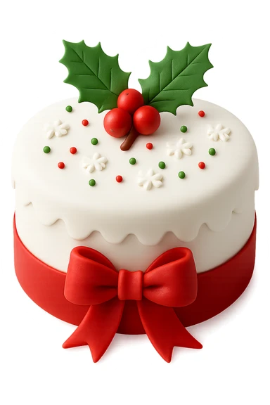 christmas cake , remove background sticker