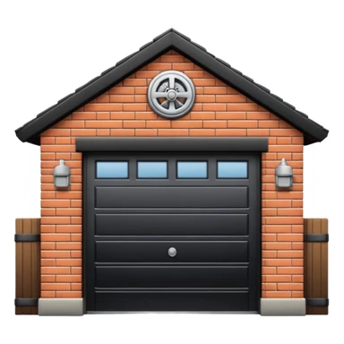 garage near the house sticker