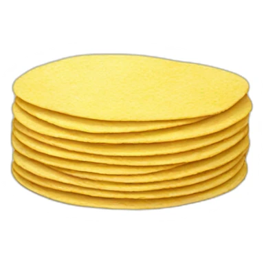 Stack of corn tortillas sticker