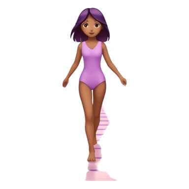 
A small figure walks across a glowing bridge, holding soft pink and purple orbs in each hand—symbolizing compassion and forgiveness. A gentle heart aura trails behind them, showing healing in motion. sticker