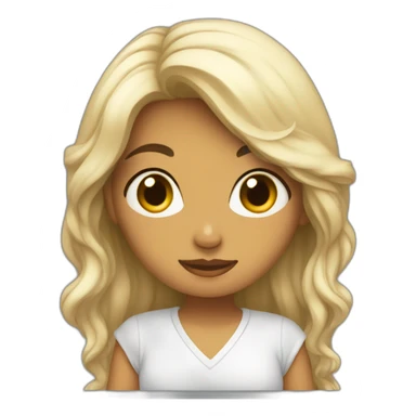 Femme accroupi  sticker