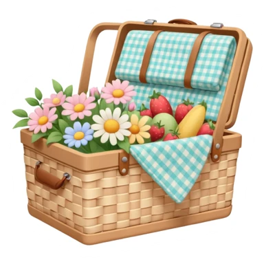 Cute cute Cottagecore picnic basket sticker