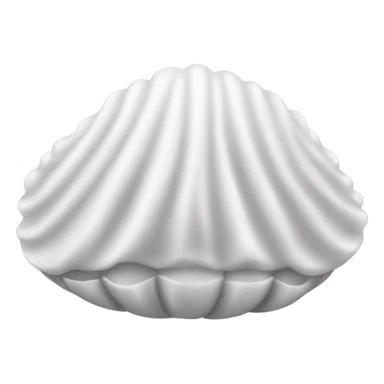 white open clam  sticker