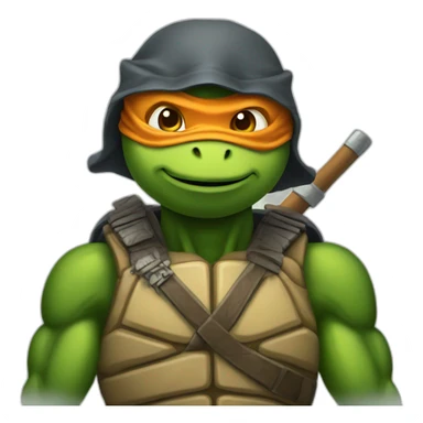 Michelangelo NINJA TURTLE sticker