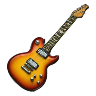 Electric Guitar for thrash metal sticker