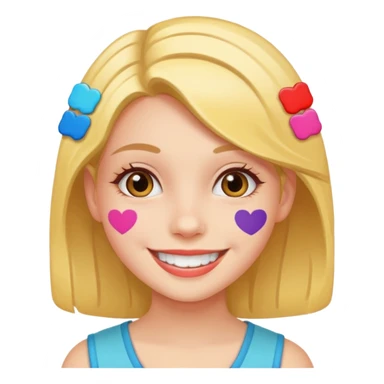 Stikers of girl sticker