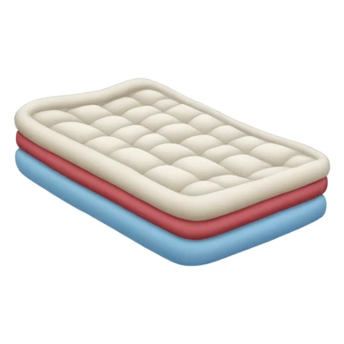 air mattress with blanket  sticker