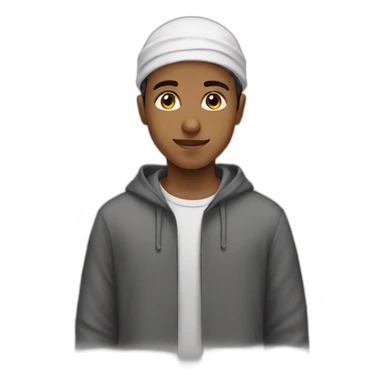 Muslim boy like sticker