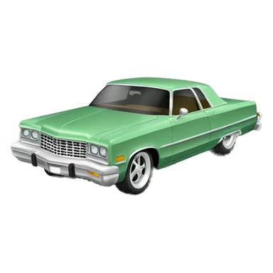 sage green lowrider car  sticker
