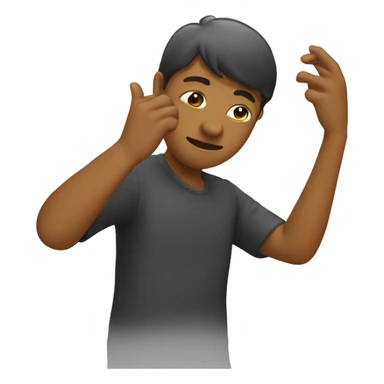 Person doing the dab sticker