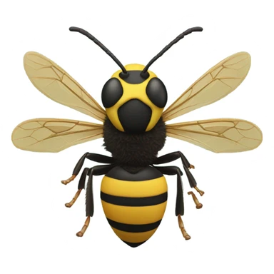 Wasp 8k quality with all the hairs and shjr sticker