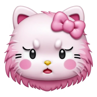 crying hello kitt sticker