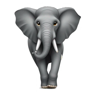 Elephant wearing high heels sticker