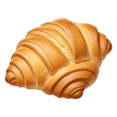 There's a croissant on a purple napkin. sticker