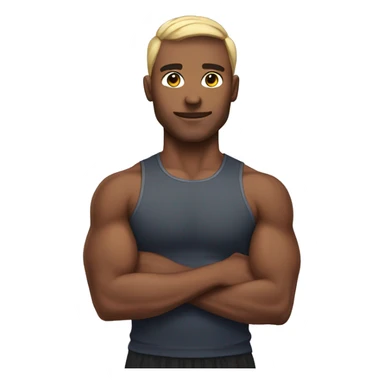 gym trainer with bow sticker