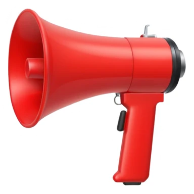 Megaphone sticker