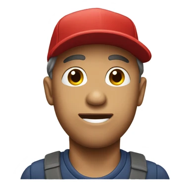 red baseball cap TRAMP sticker