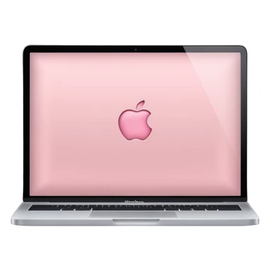 Light pink macbook sticker