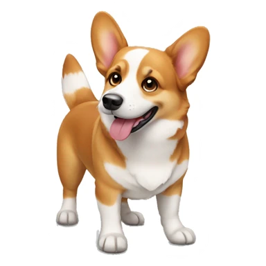 Dog corgi  sticker