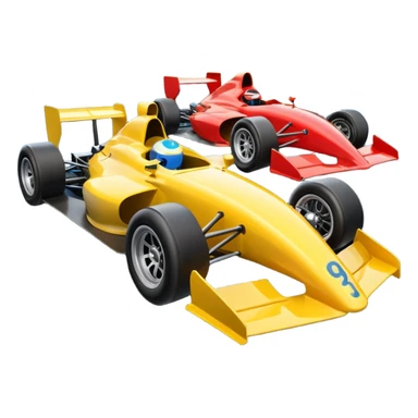 Formula racing field sticker