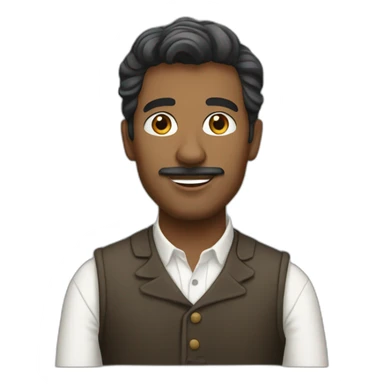 parisian man sticker