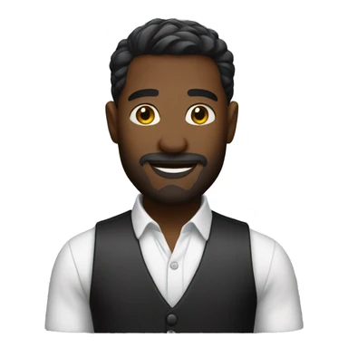 black bartender sticker