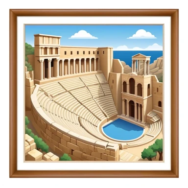 Cinematic Realistic Odeon of Herodes Atticus Emoji sticker