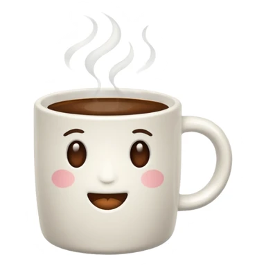 white mug with coffee sticker