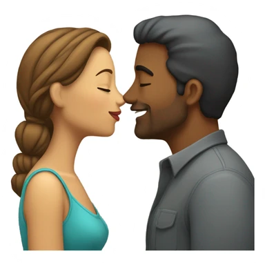 Beso hombre y mujer  sticker