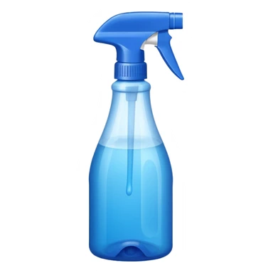 Window cleaning spray sticker