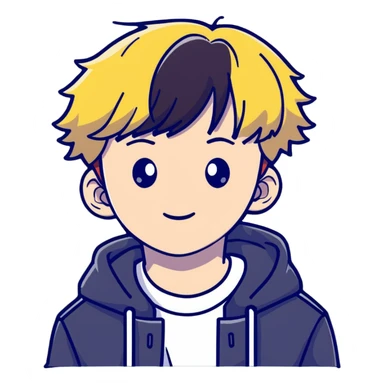 Felix from Stray Kids, K-pop idol with deep voice and freckles sticker