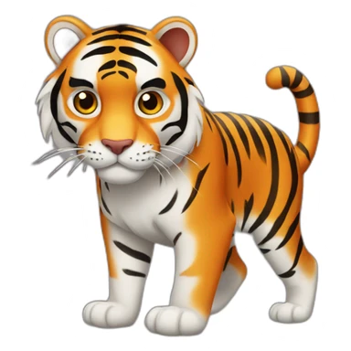 tiger-and-cat sticker