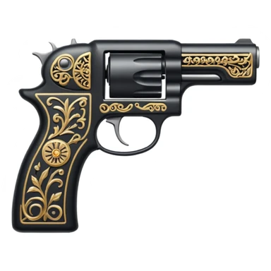 A gun emoji sticker