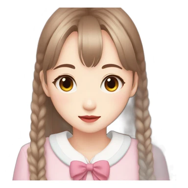 chuu from loona  sticker