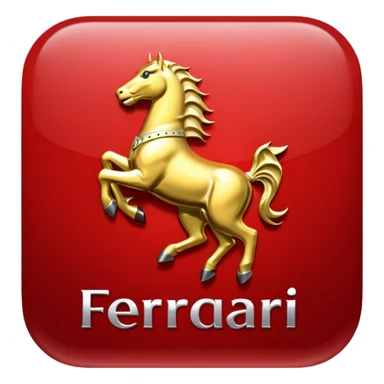 Ferrari logo sticker