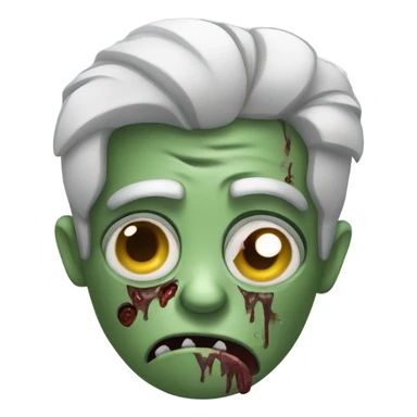Extra sleepy zombie sticker