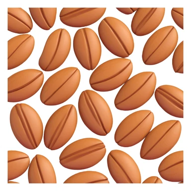 pecan halves, two or three, deep brown, grooved, curved, glossy, ridged, warm nutty, small cluster, no shell, no background, clean 3D, soft lighting, transparent background, emoji scale sticker