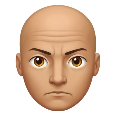 warrior bald  sticker