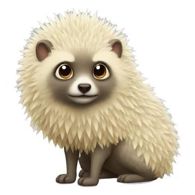 herisson animal sticker